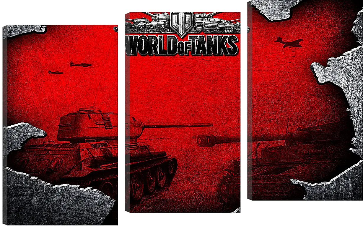 Модульная картина - World Of Tanks