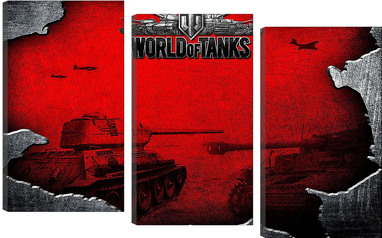 Модульная картина - World Of Tanks