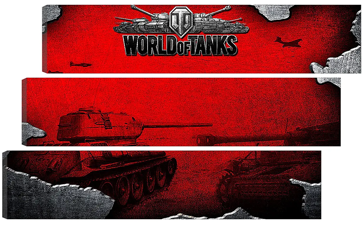 Модульная картина - World Of Tanks