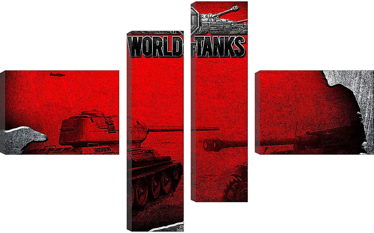 Модульная картина - World Of Tanks