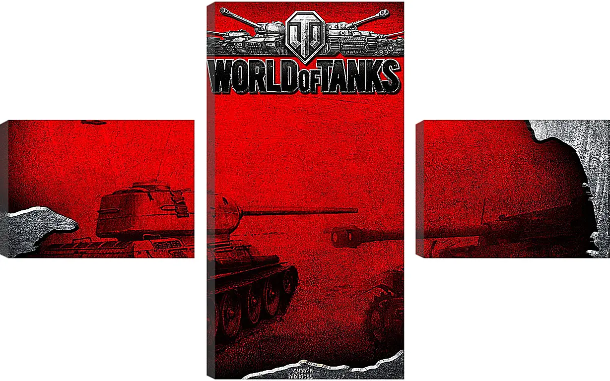 Модульная картина - World Of Tanks