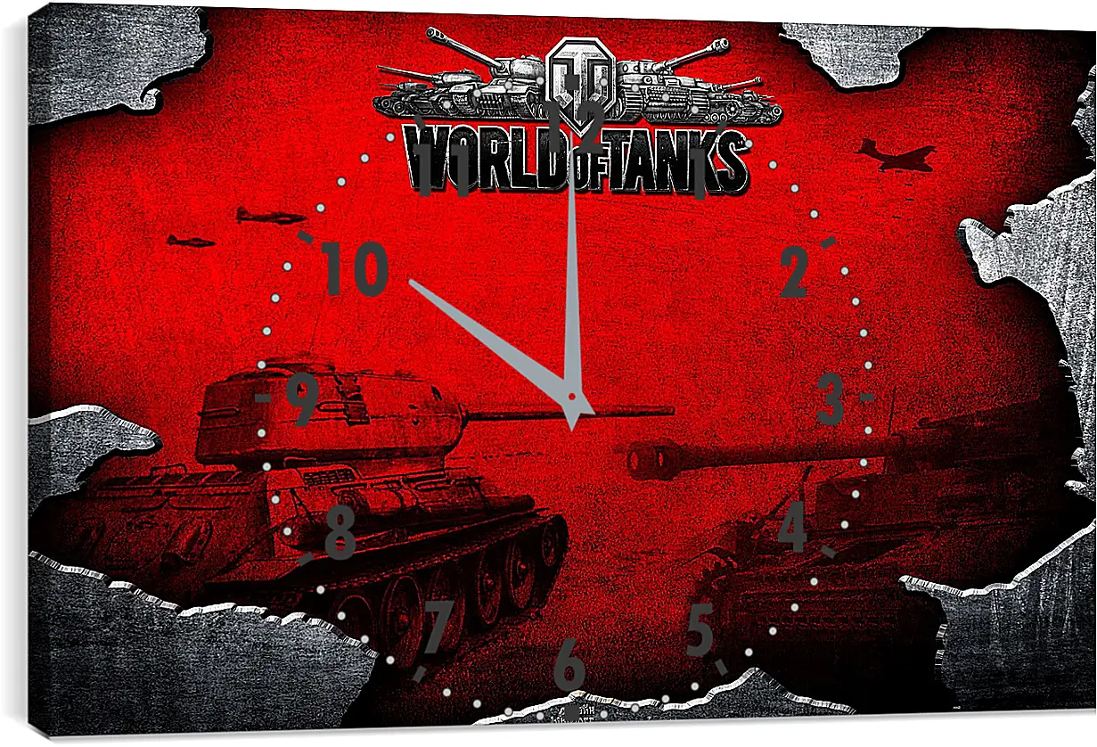 Часы картина - World Of Tanks