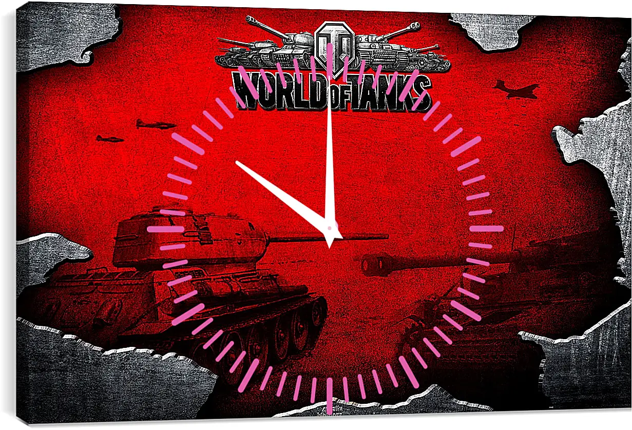 Часы картина - World Of Tanks
