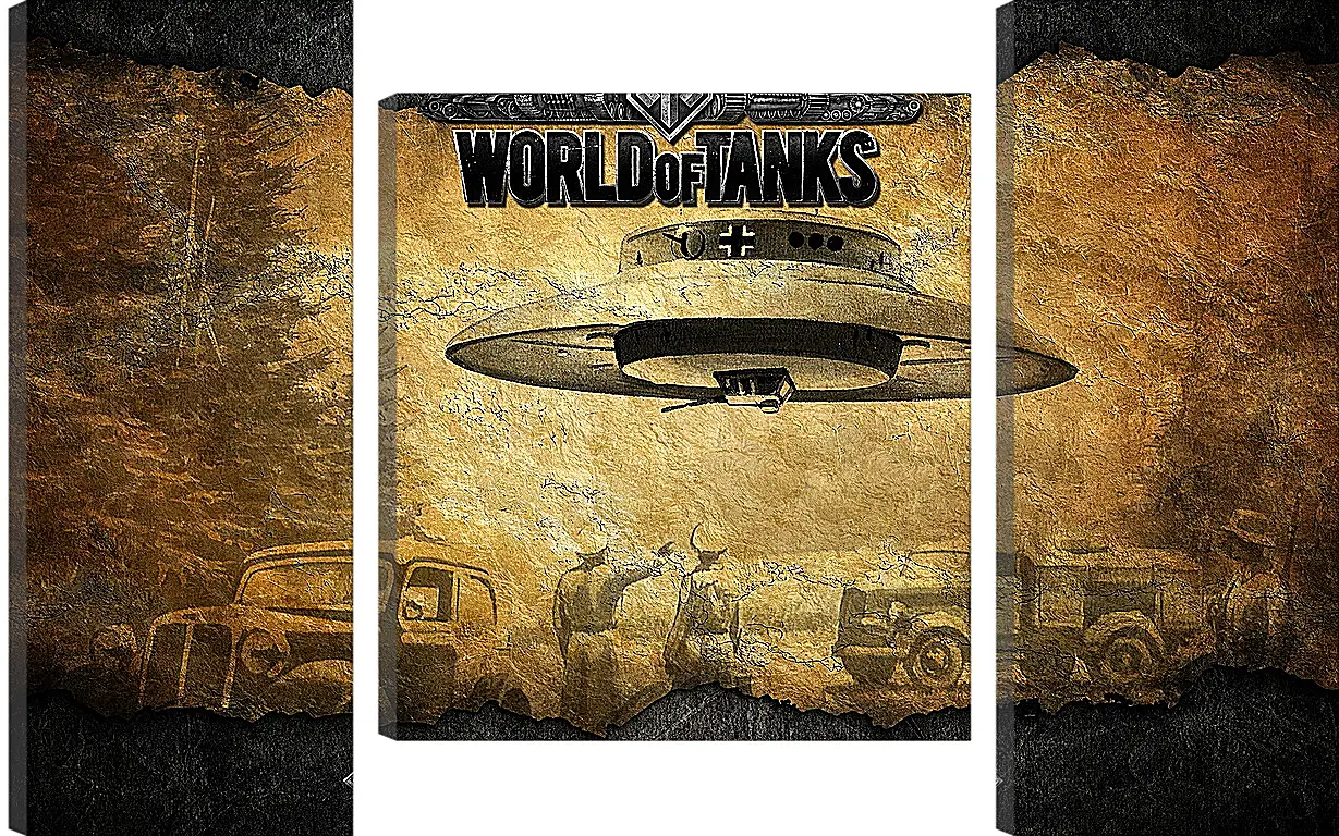 Модульная картина - World Of Tanks