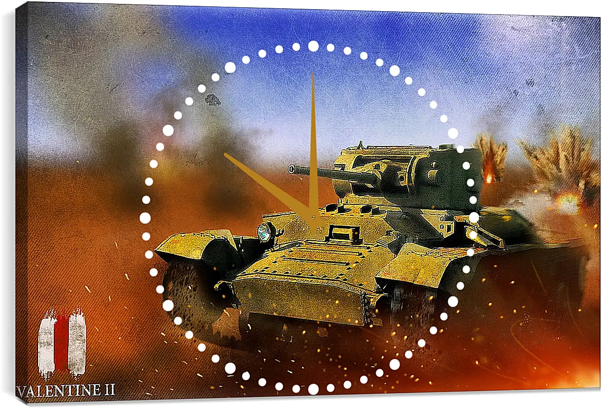 Часы картина - World Of Tanks