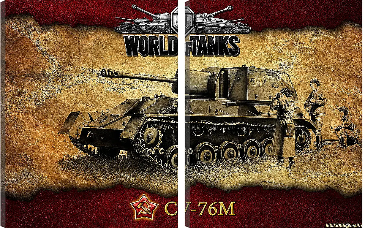 Модульная картина - World Of Tanks