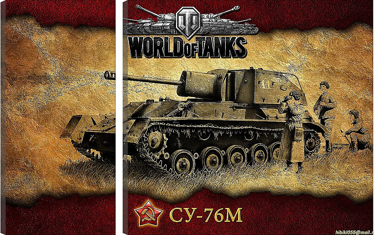 Модульная картина - World Of Tanks