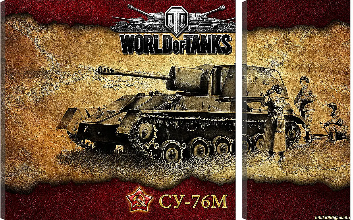 Модульная картина - World Of Tanks