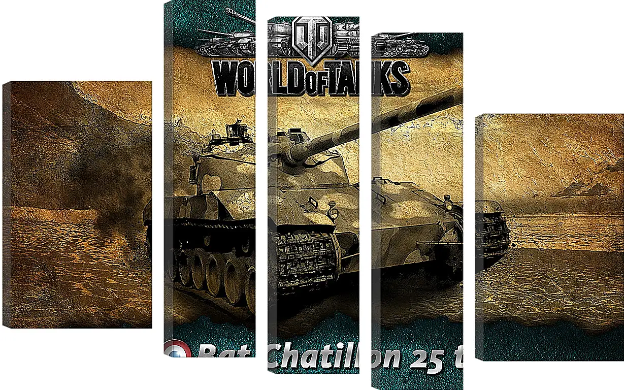 Модульная картина - World Of Tanks