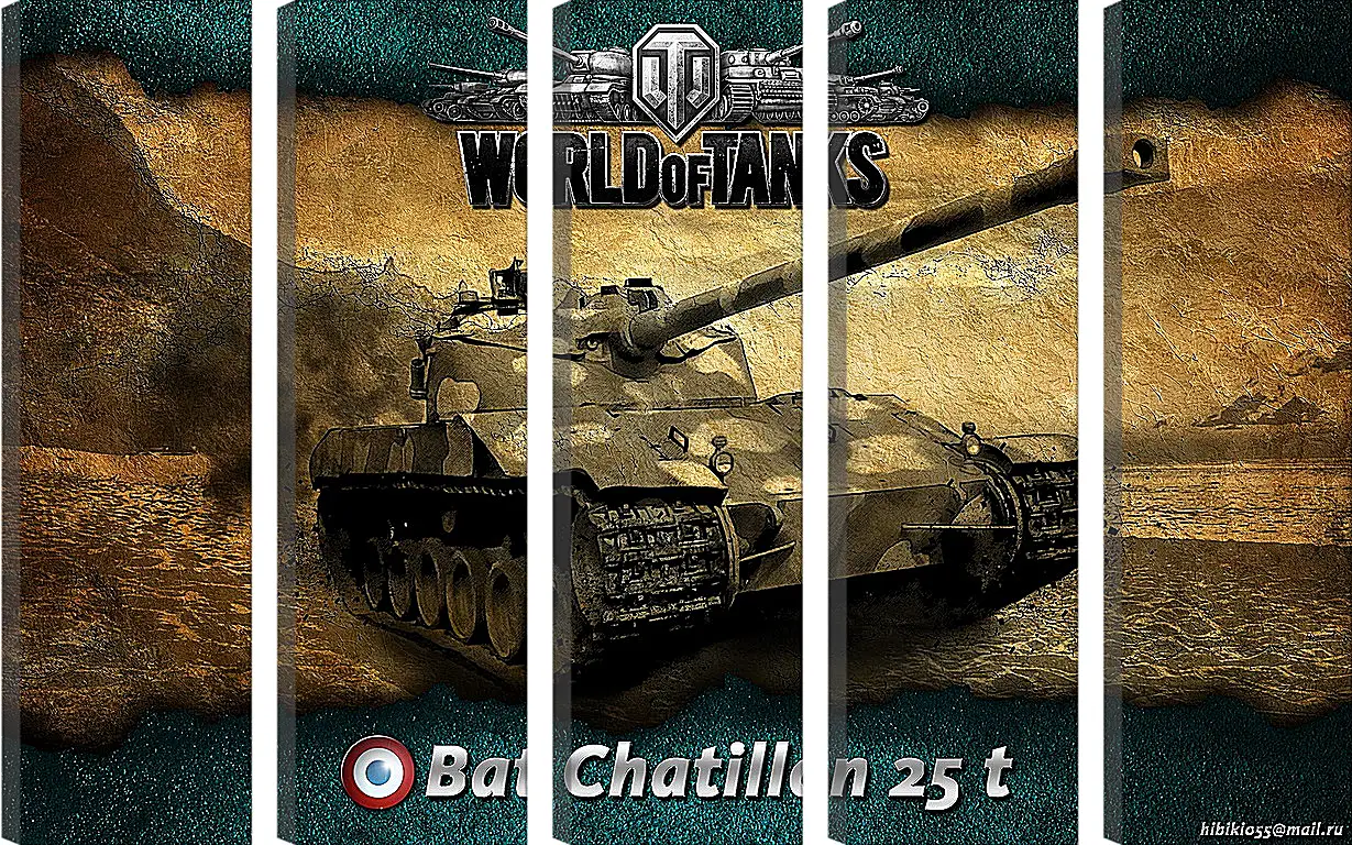 Модульная картина - World Of Tanks