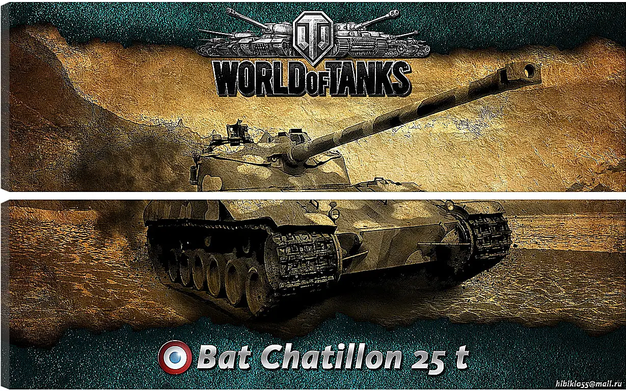 Модульная картина - World Of Tanks