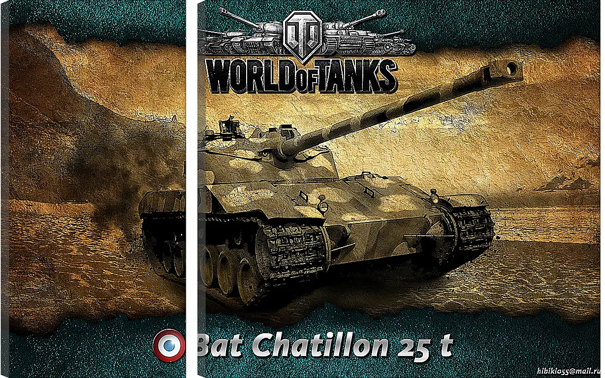 Модульная картина - World Of Tanks