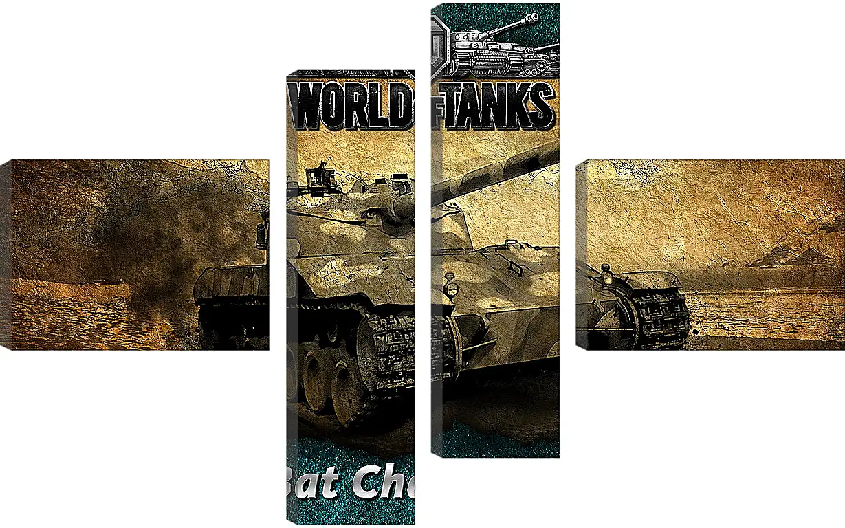 Модульная картина - World Of Tanks