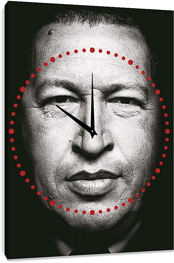 Часы картина - Уго Чавес