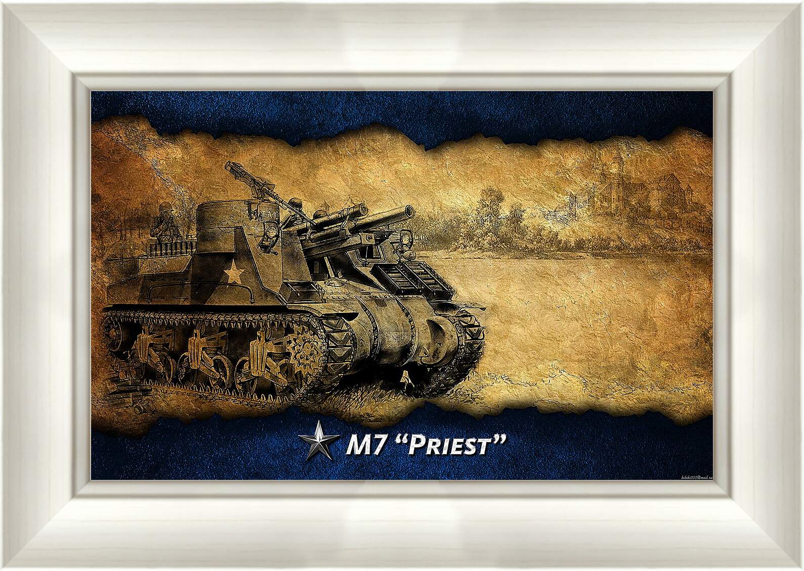 Картина в раме - World Of Tanks