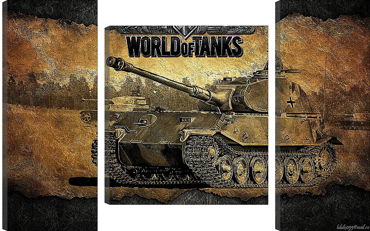 Модульная картина - World Of Tanks