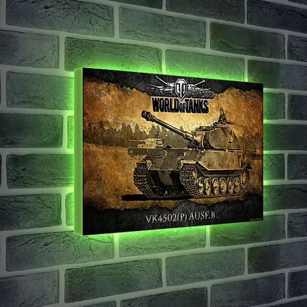 Лайтбокс световая панель - World Of Tanks