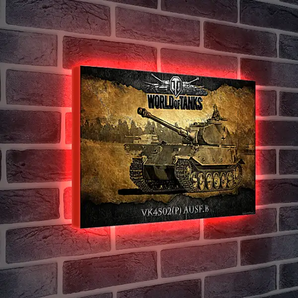 Лайтбокс световая панель - World Of Tanks