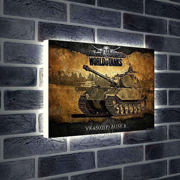 Лайтбокс световая панель - World Of Tanks