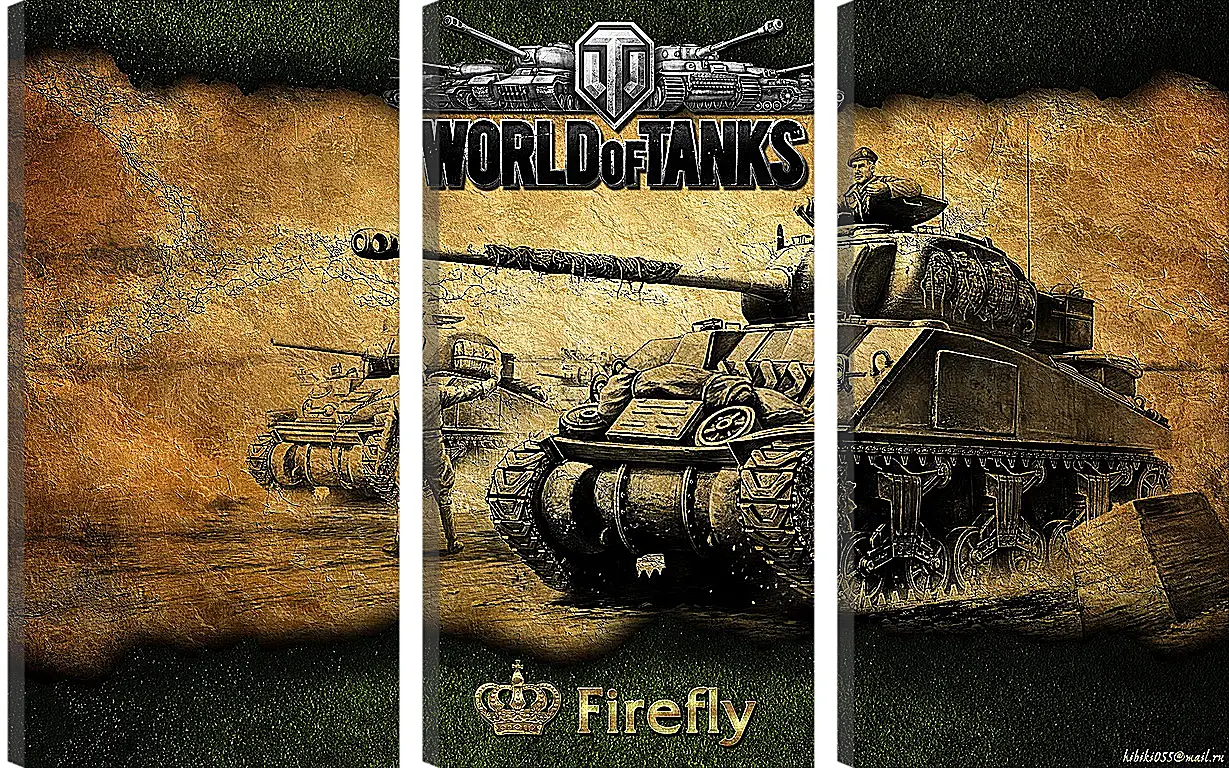 Модульная картина - World Of Tanks