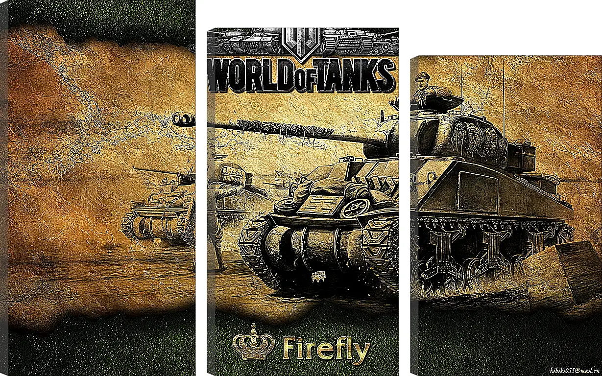 Модульная картина - World Of Tanks