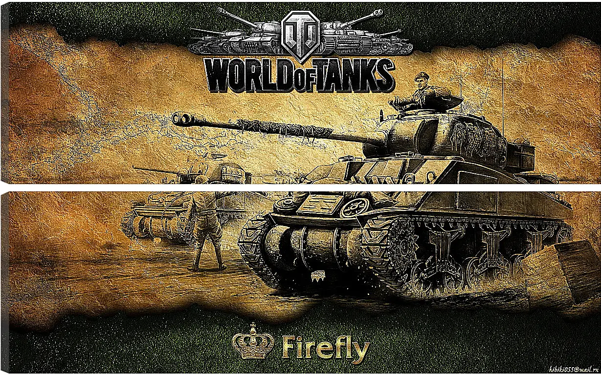 Модульная картина - World Of Tanks