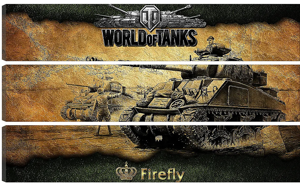 Модульная картина - World Of Tanks