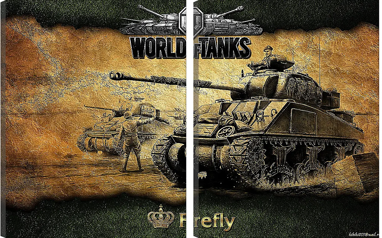 Модульная картина - World Of Tanks