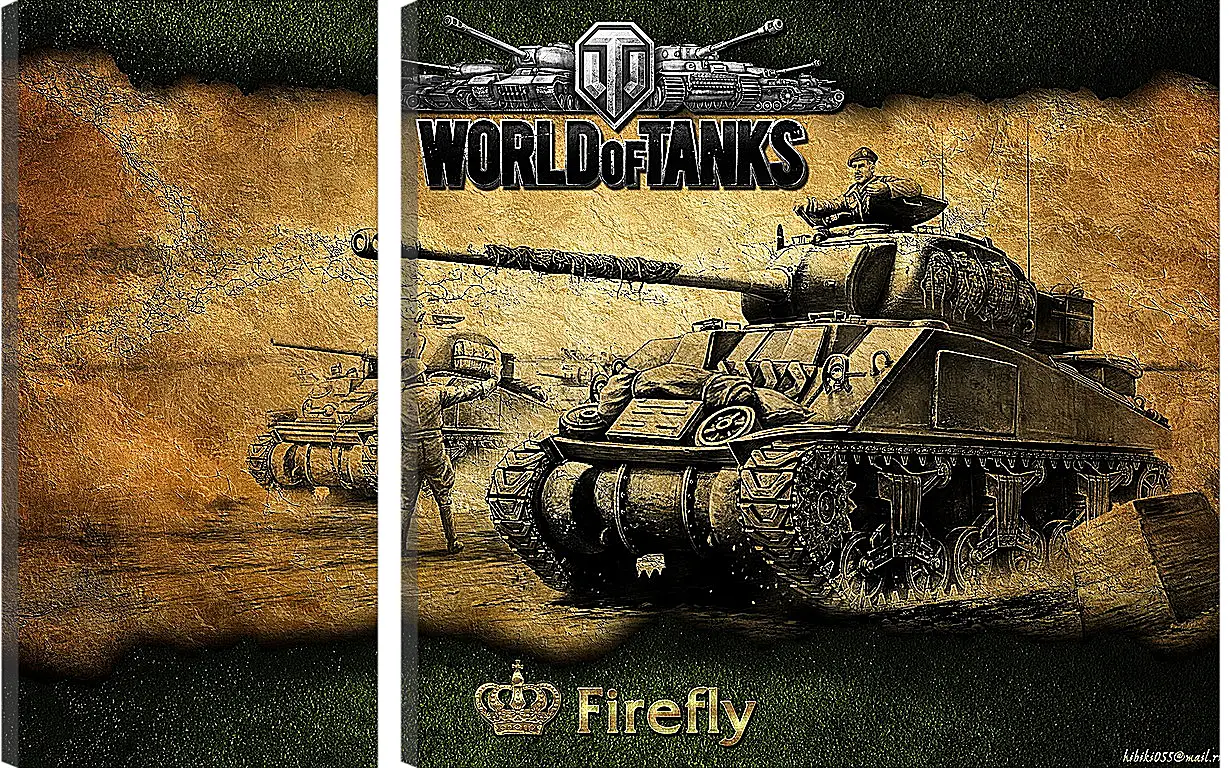 Модульная картина - World Of Tanks