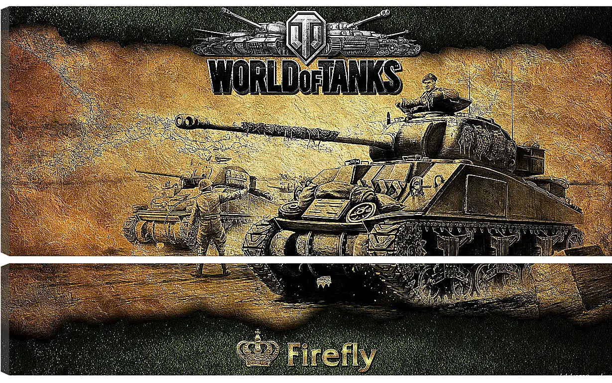 Модульная картина - World Of Tanks