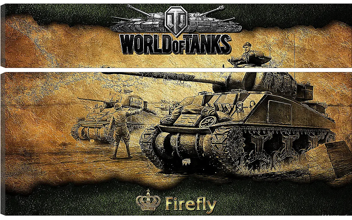 Модульная картина - World Of Tanks