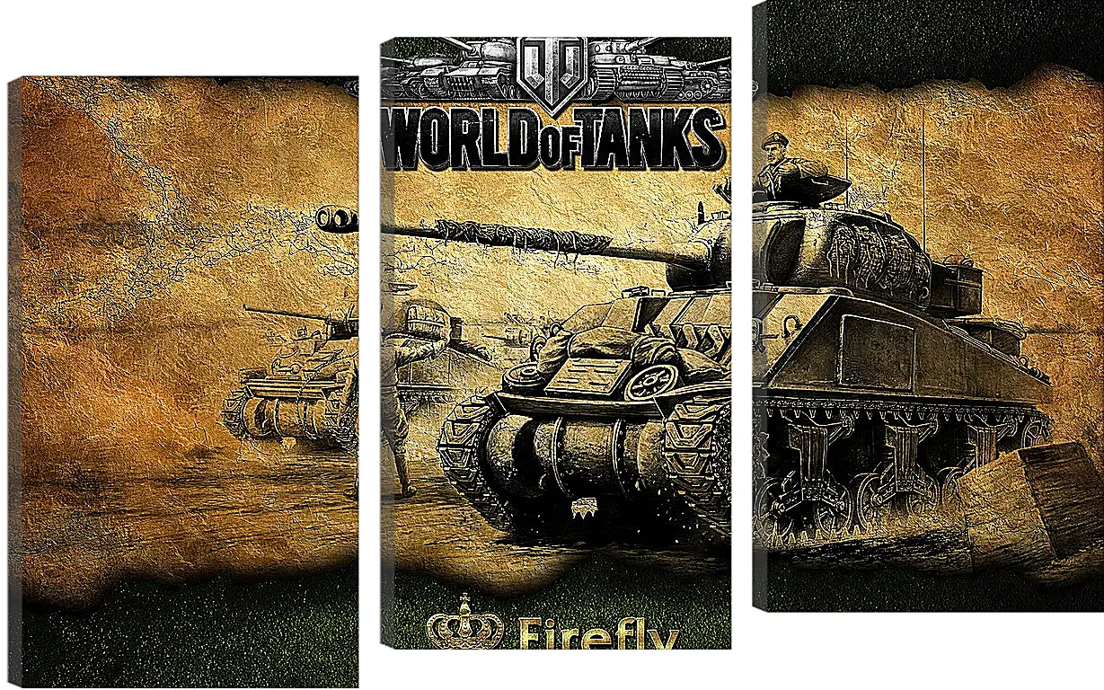 Модульная картина - World Of Tanks