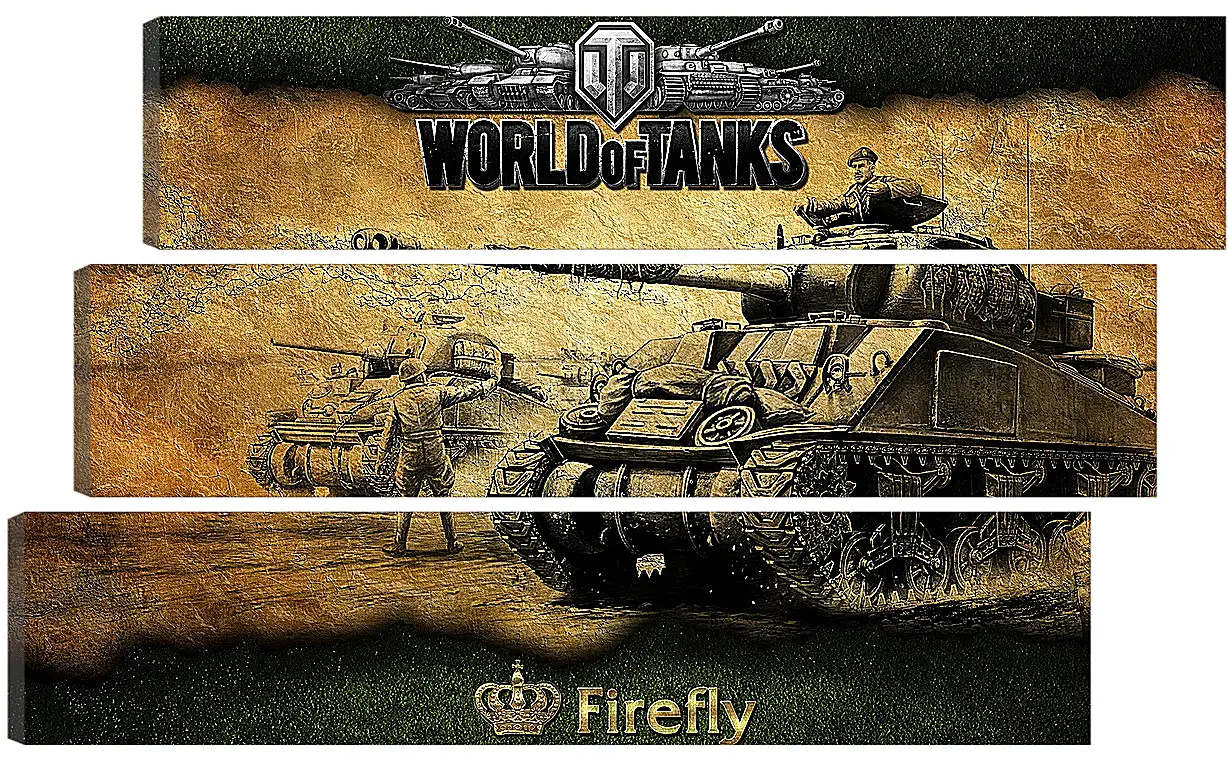 Модульная картина - World Of Tanks