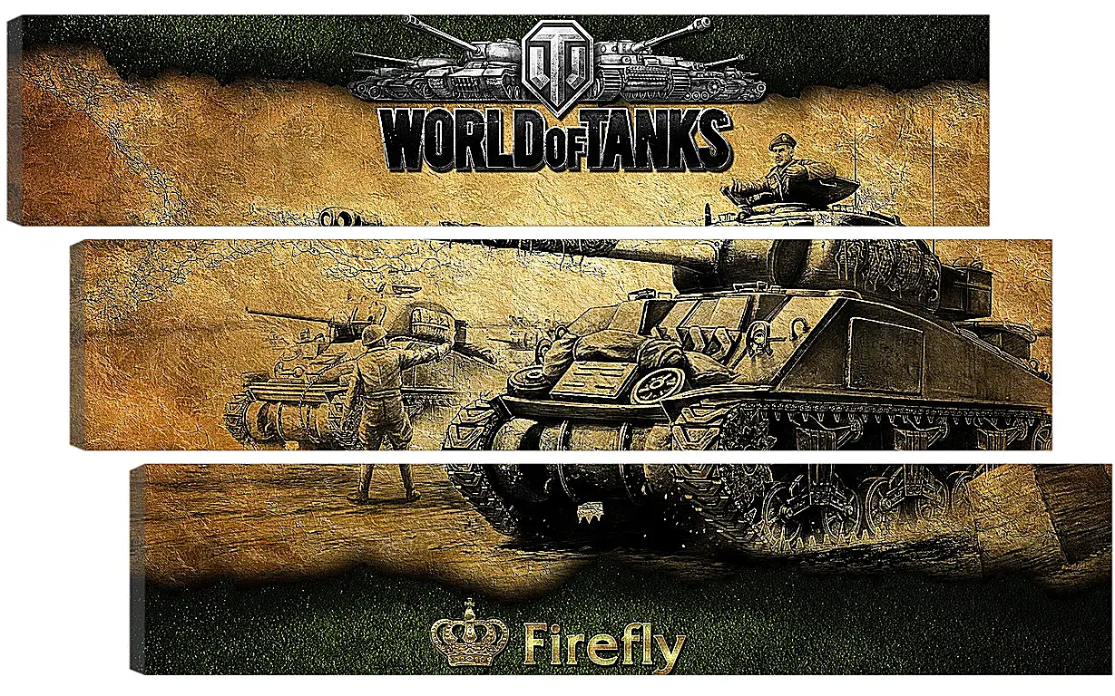 Модульная картина - World Of Tanks