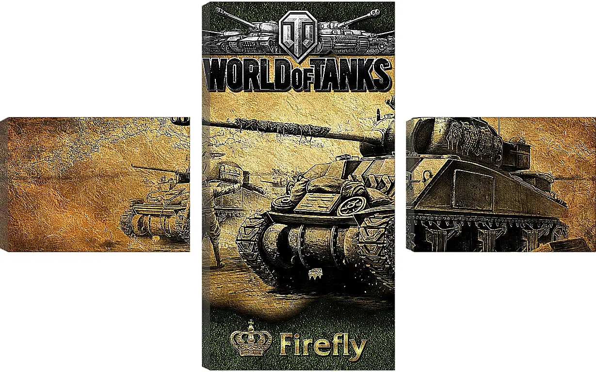 Модульная картина - World Of Tanks