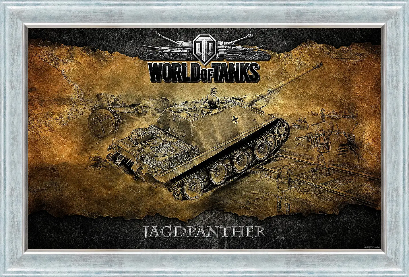 Картина в раме - World Of Tanks