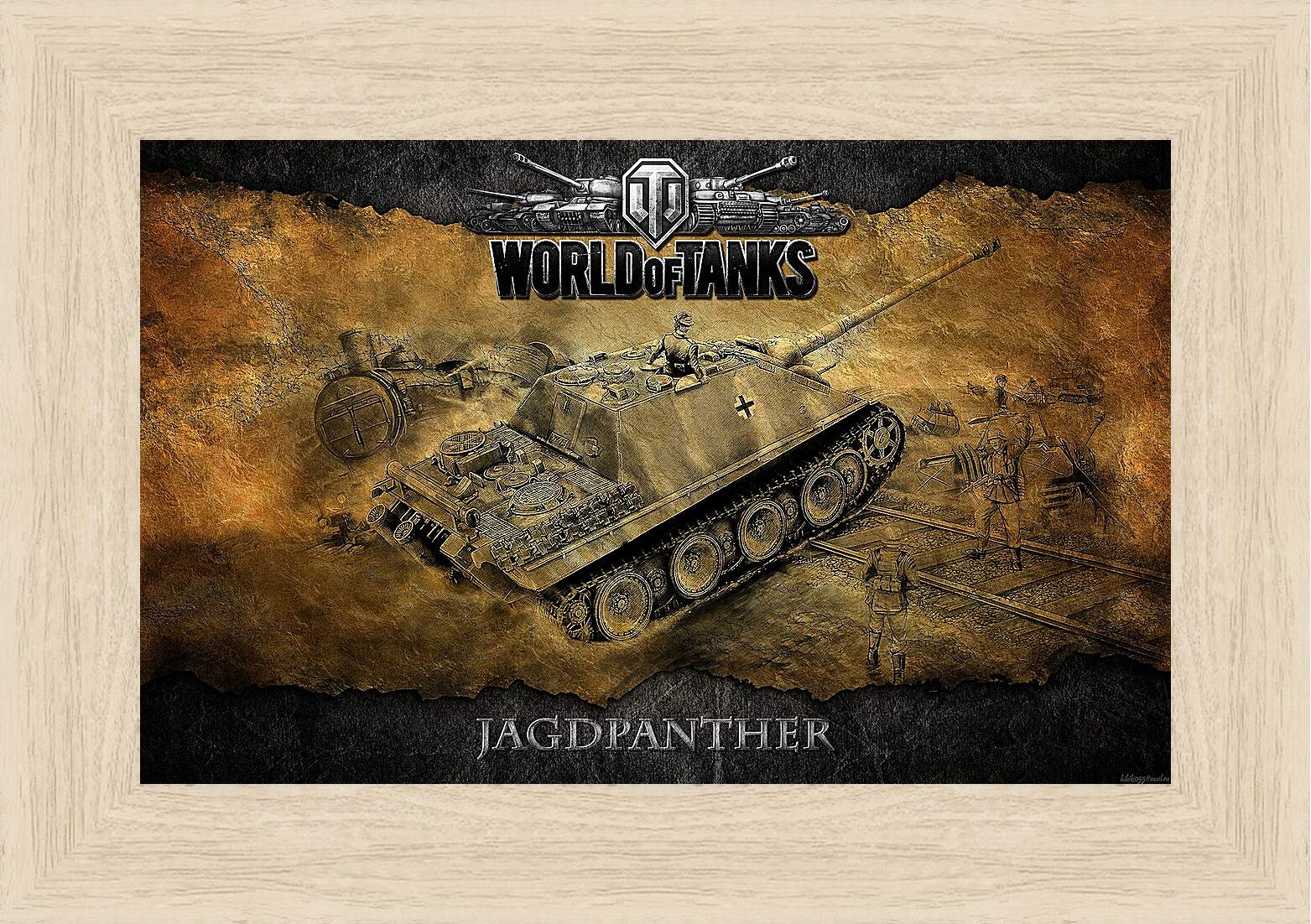 Картина в раме - World Of Tanks