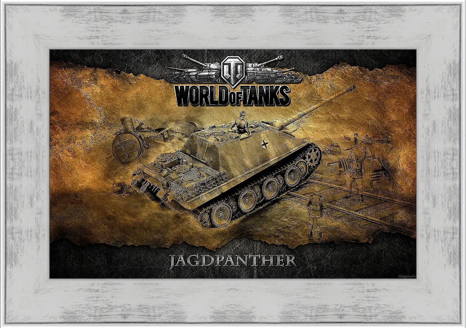 Картина в раме - World Of Tanks