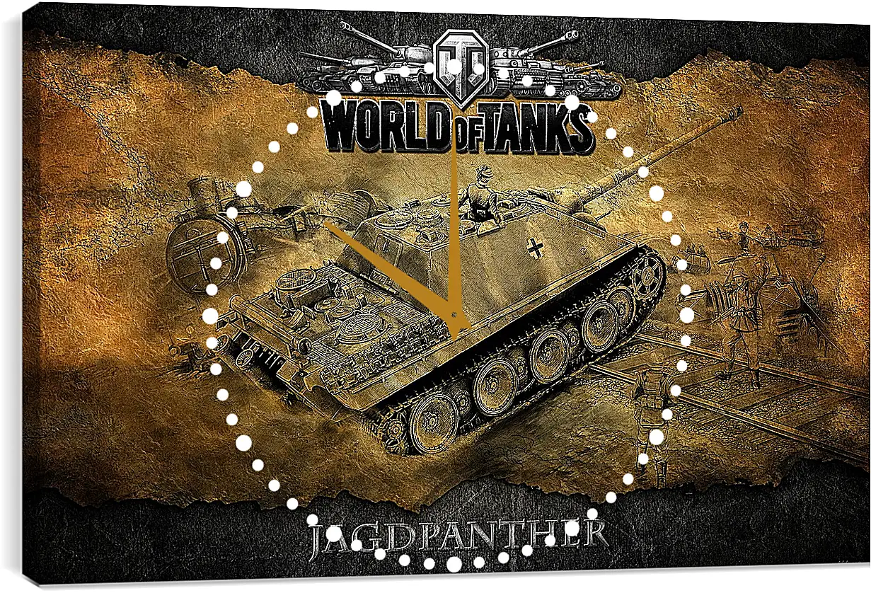 Часы картина - World Of Tanks