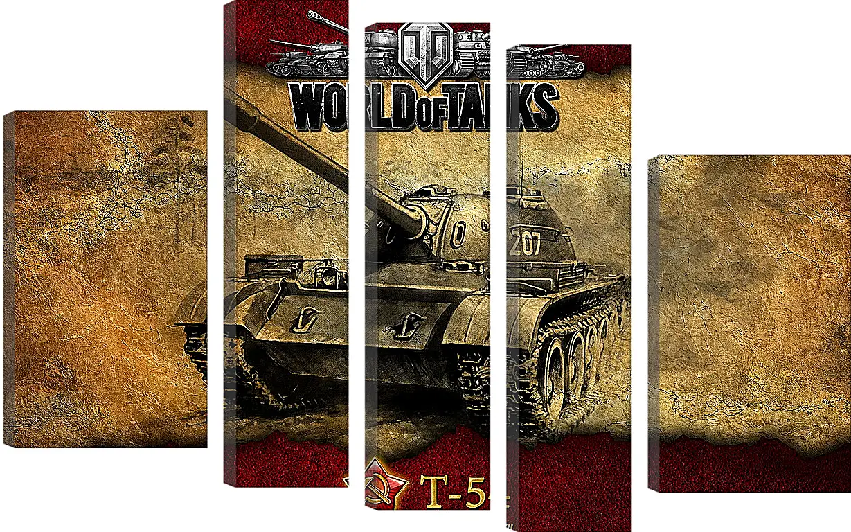 Модульная картина - World Of Tanks