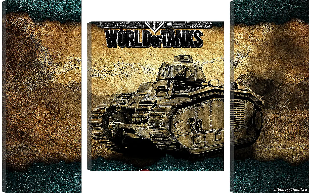 Модульная картина - World Of Tanks