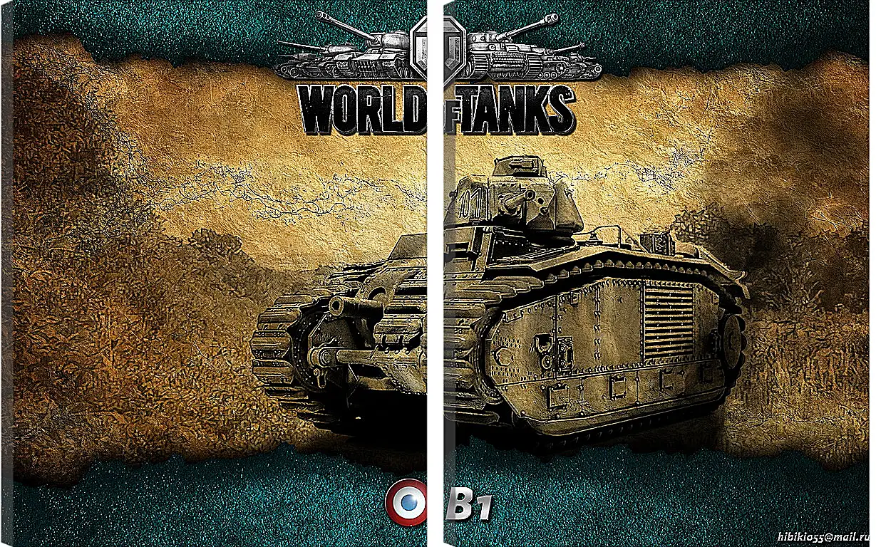 Модульная картина - World Of Tanks