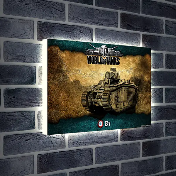 Лайтбокс световая панель - World Of Tanks