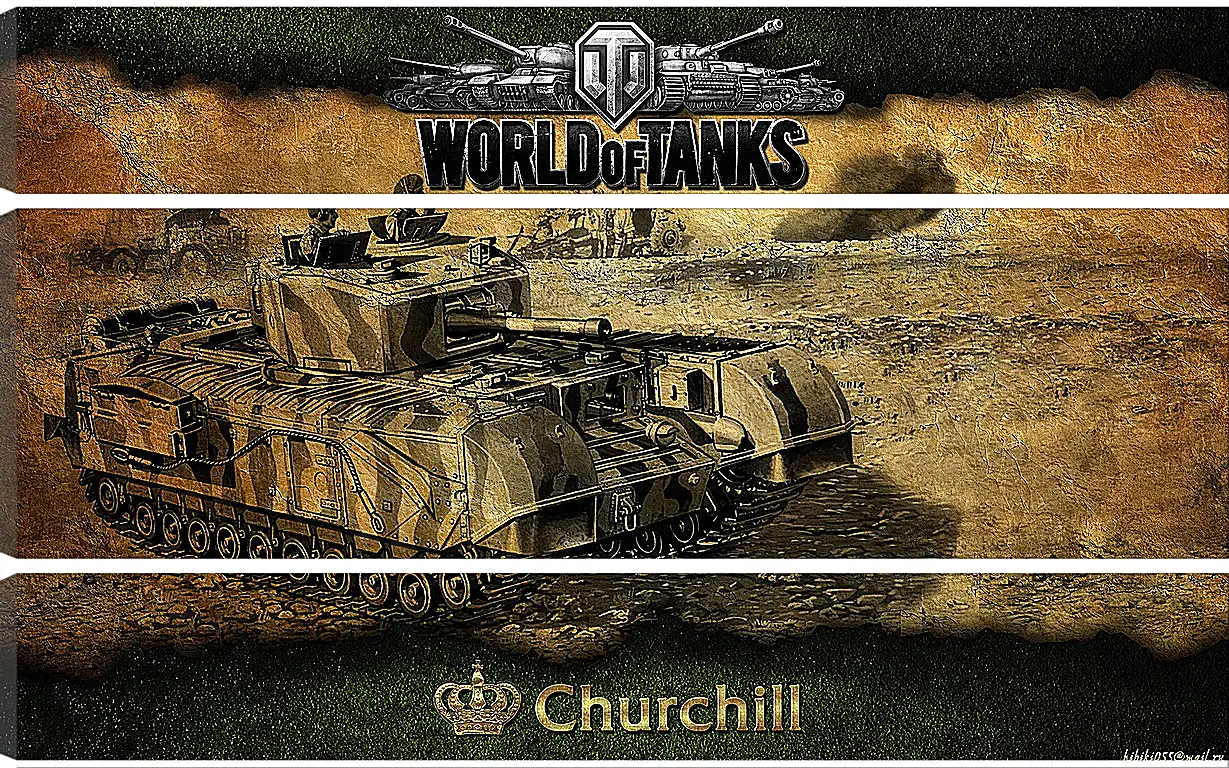 Модульная картина - World Of Tanks