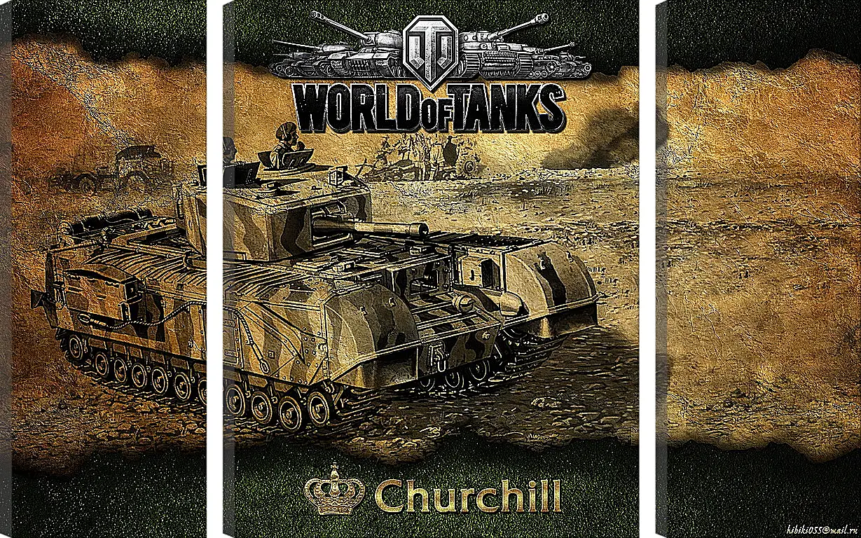 Модульная картина - World Of Tanks