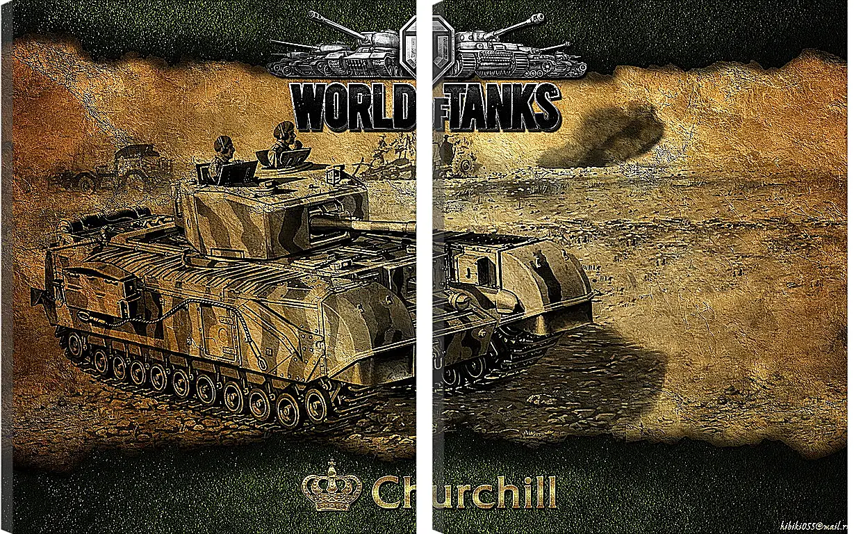 Модульная картина - World Of Tanks