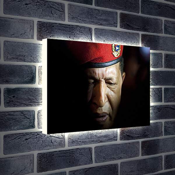 Лайтбокс световая панель - Уго Чавес