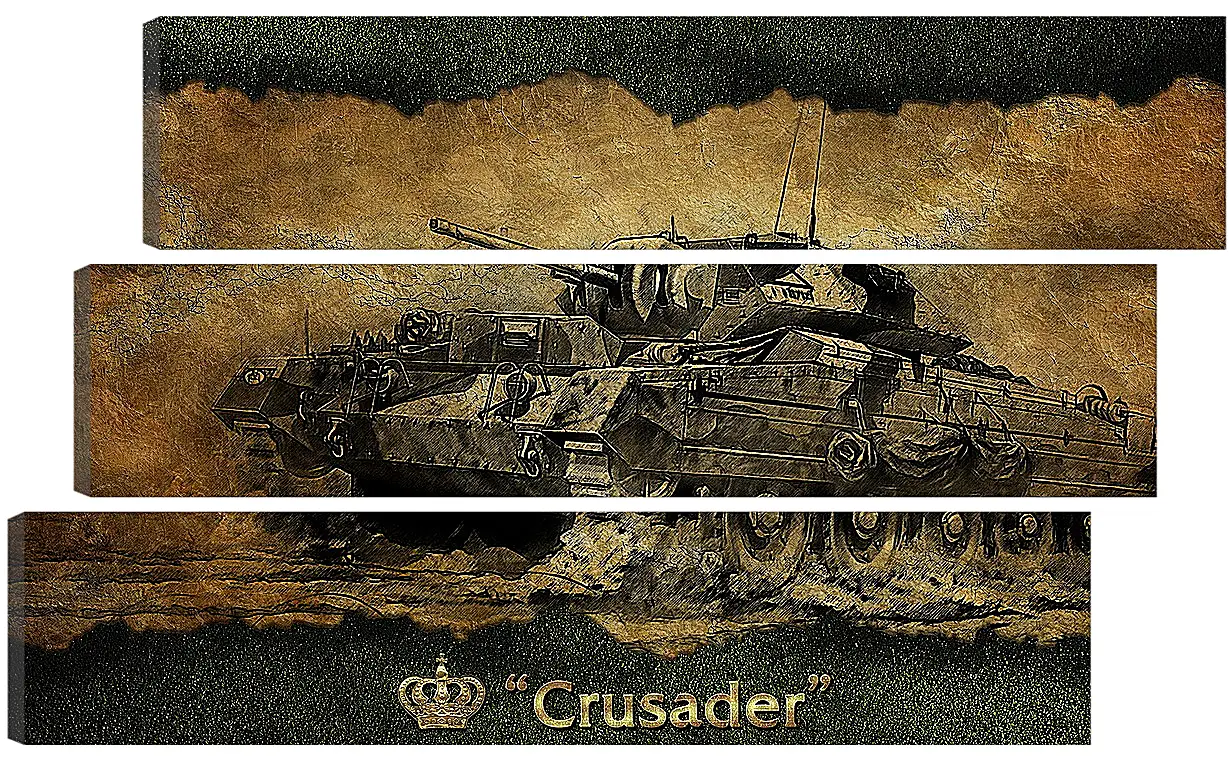 Модульная картина - World Of Tanks
