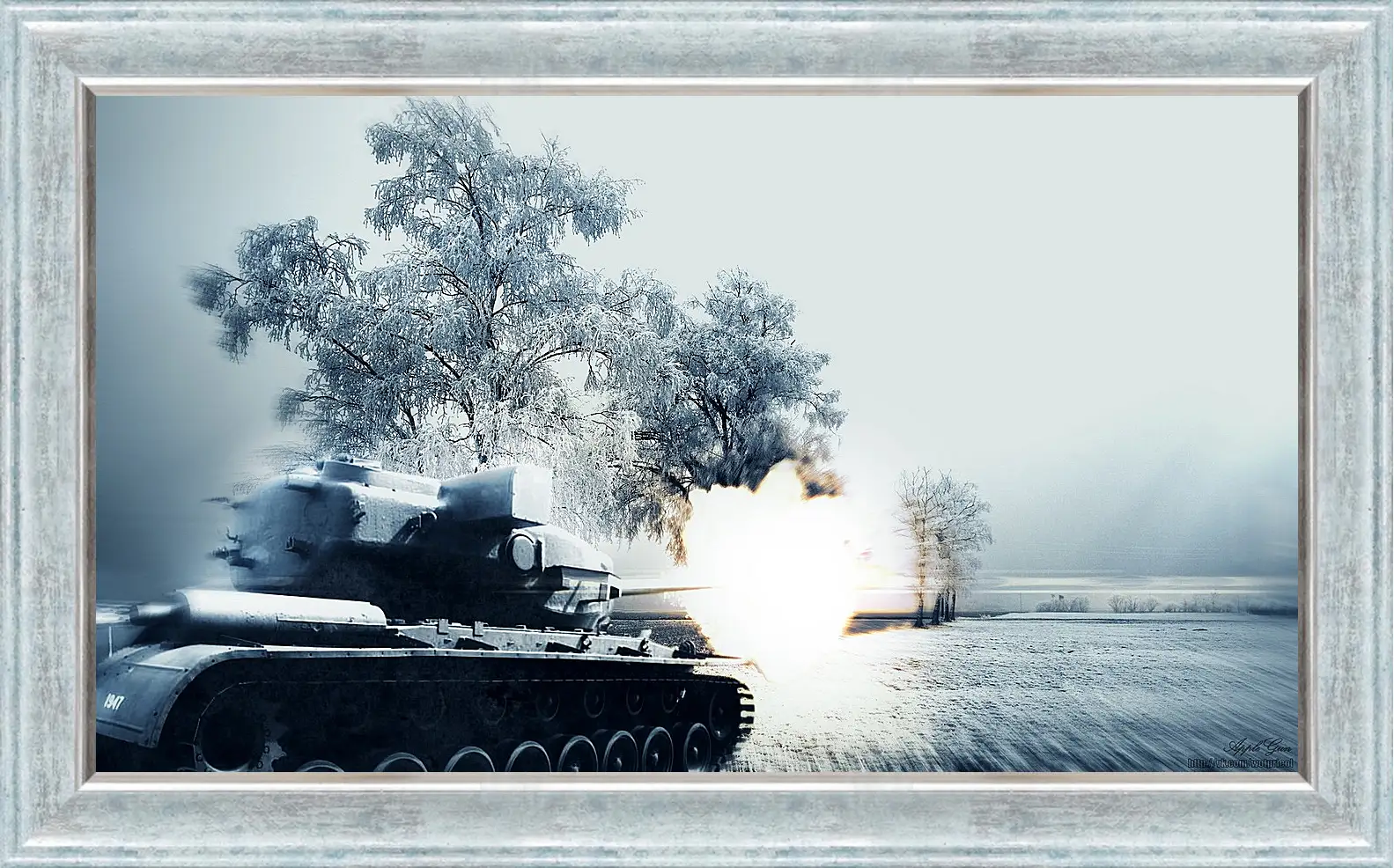 Картина в раме - World Of Tanks