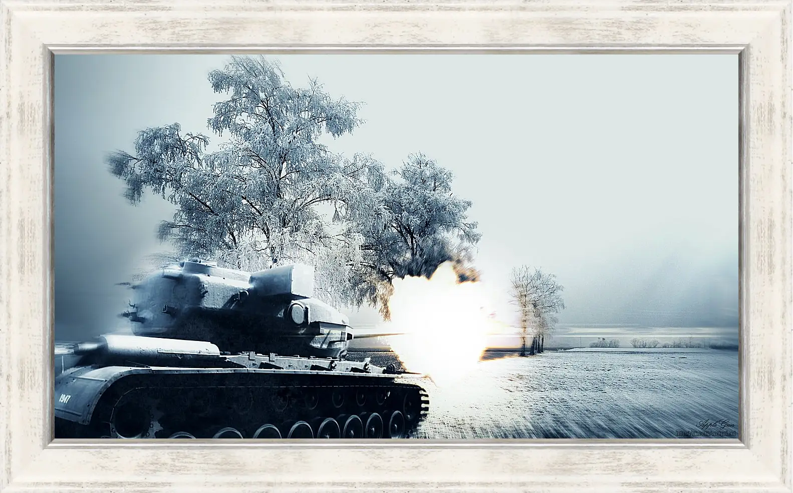 Картина в раме - World Of Tanks